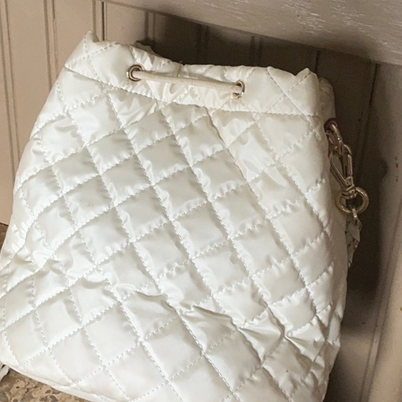 MZ Wallace White Quilted Backpack - Picture 5 of 16